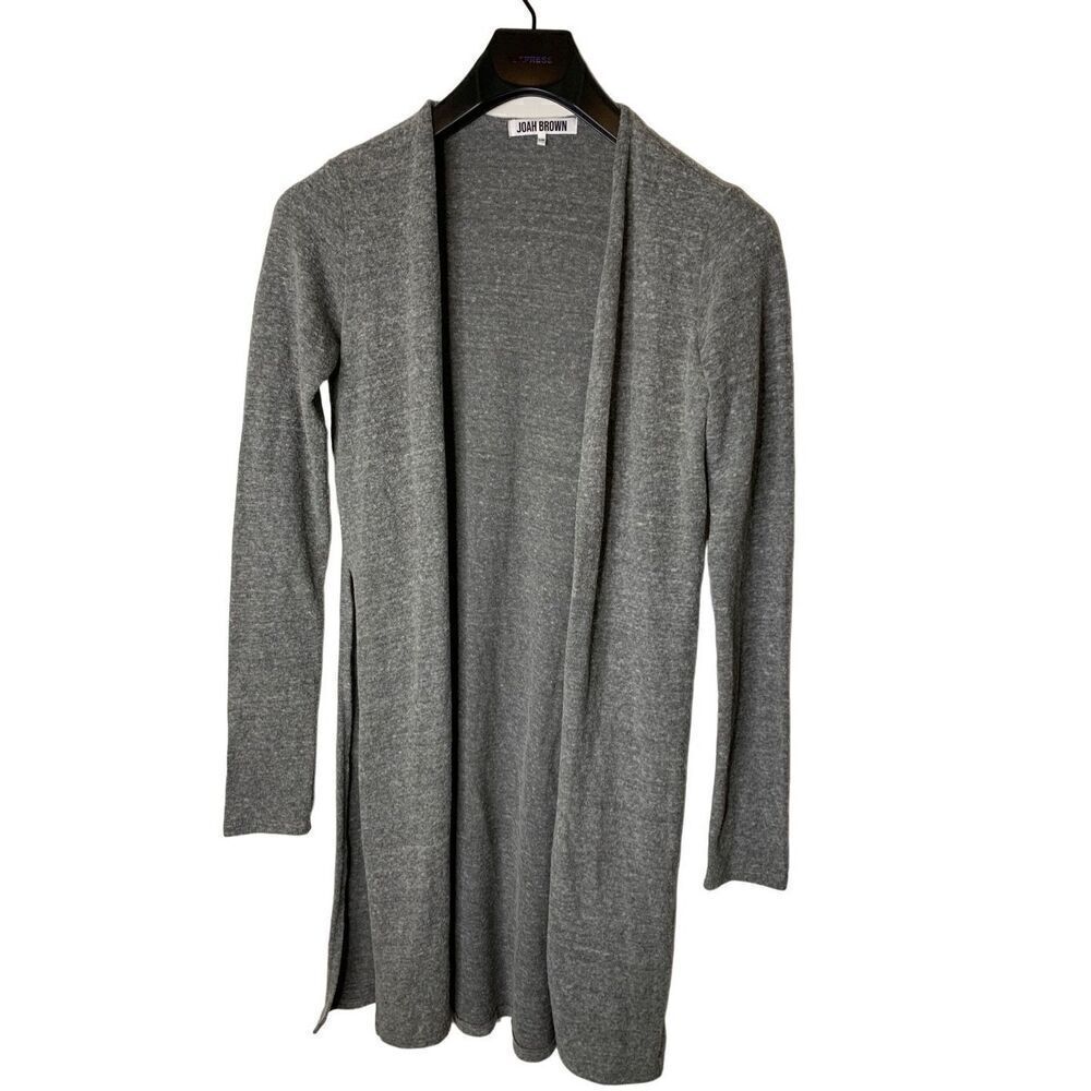 Joah Brown Luna Cardigan gray women's size small medium